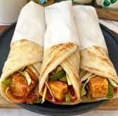 Paneer Tikka Masala Roll w/ Salad