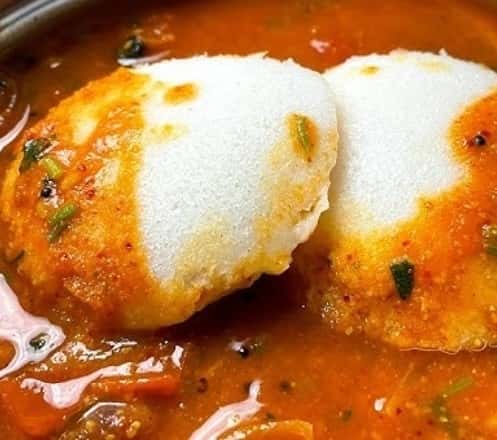 Sambar Idli (vegan)