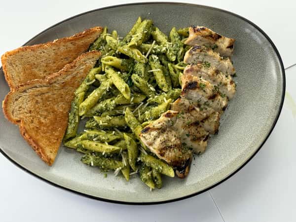 Penne Rigatte with Green Pesto