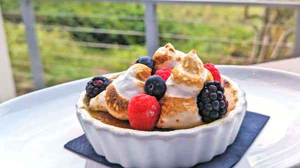 Dulce De Leche Crème Brûlée Lunch Oceanic at Pompano Beach