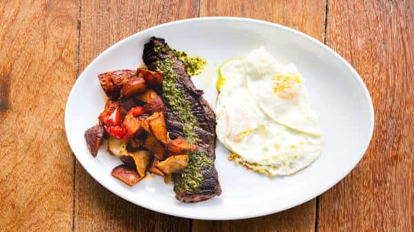 Steak + Eggs*
