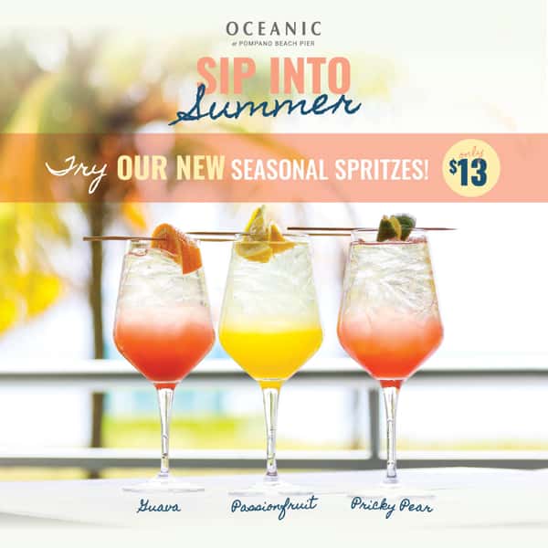 Sip into Summer with our Summer of Spritzes