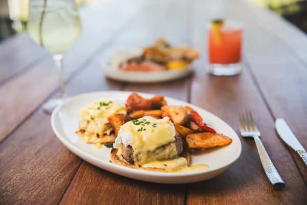 Eggs Benedict Oceanfront Brunch on Pompano Beach