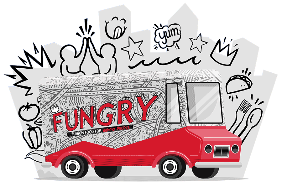 animated fungry truck