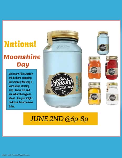 NATIONAL MOONSHINE DAY Brimstone restaurant and Tavern American