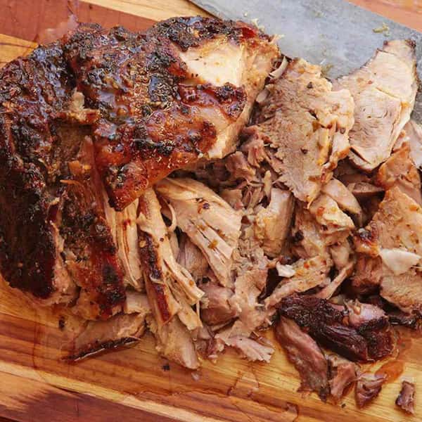 Cuban "Pernil con Mojo" (Pulled Pork)