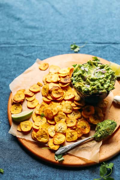 Plantain Chips & Avocado