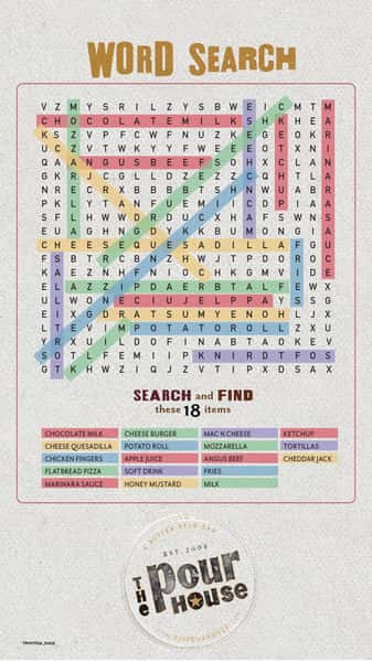 Kids Menu Answer Key