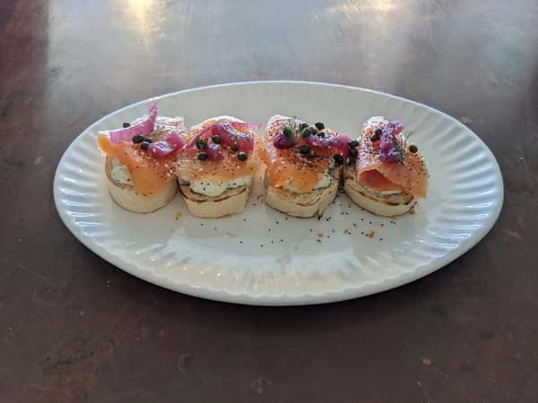 Salmon Open-Face Sliders Copy