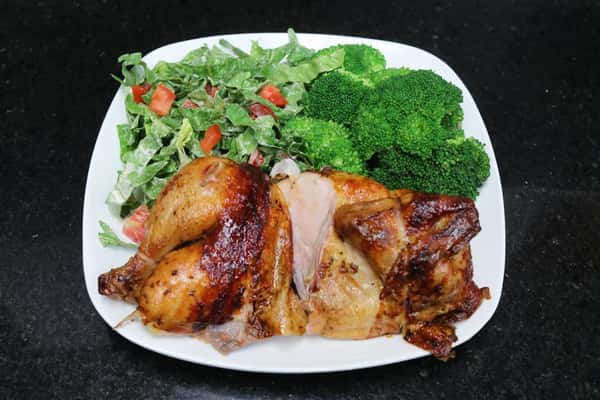½ Chicken with 2 sides