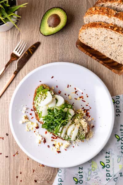 Egg, avocado Bread 