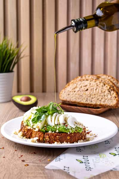 Egg, avocado Bread 