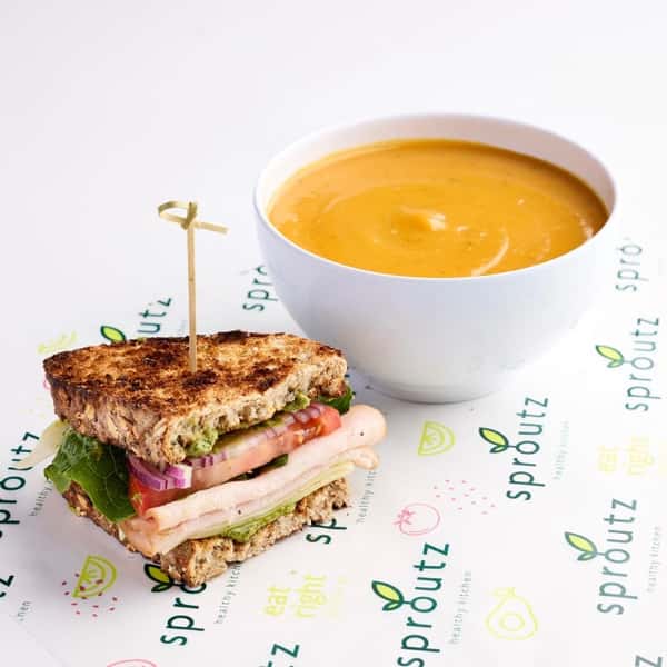TURKEY SANDWICH AND SOUP