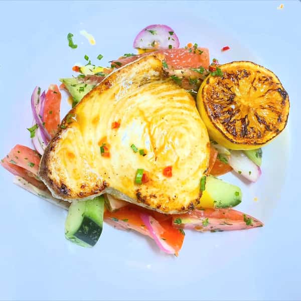 Hot Honey Grilled Swordfish