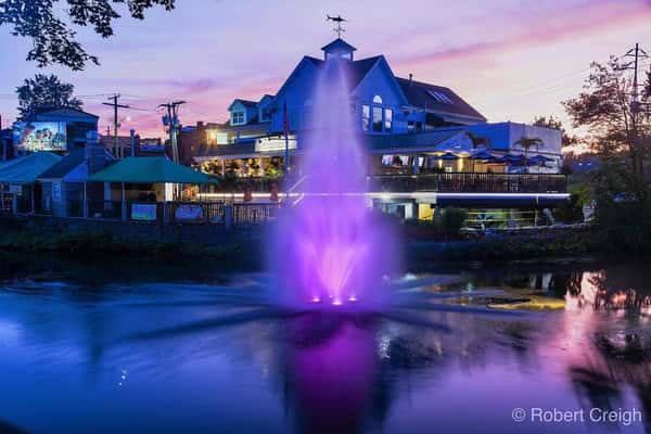 purple fountain photo