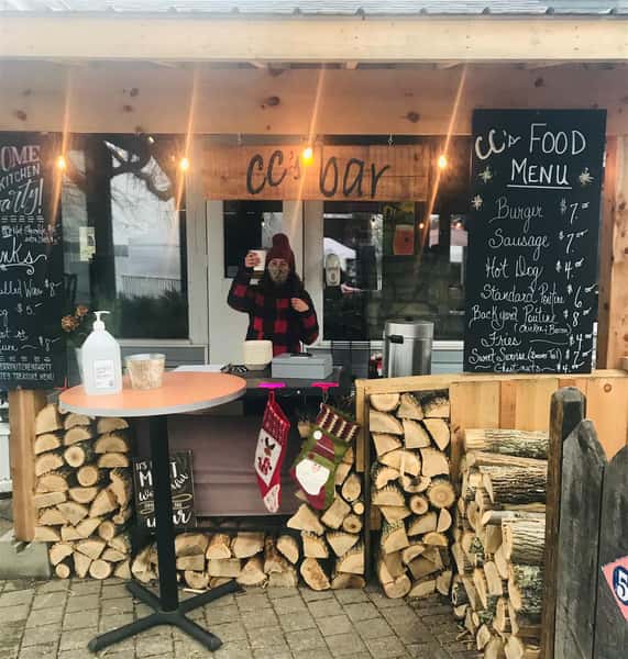 CC's Christmas Market, community, outdoor bar, winter cheer, good neighbours
