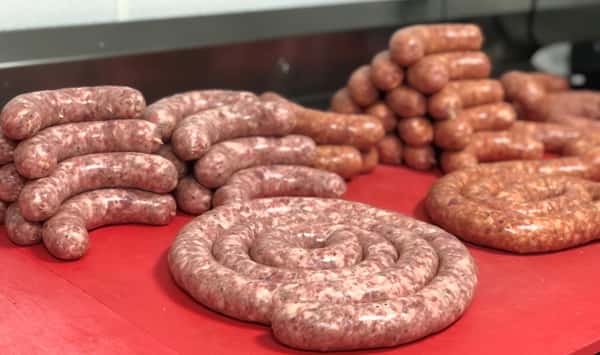 assortment of sausage casings