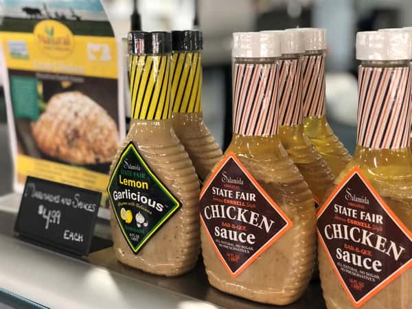 assortment of sauces