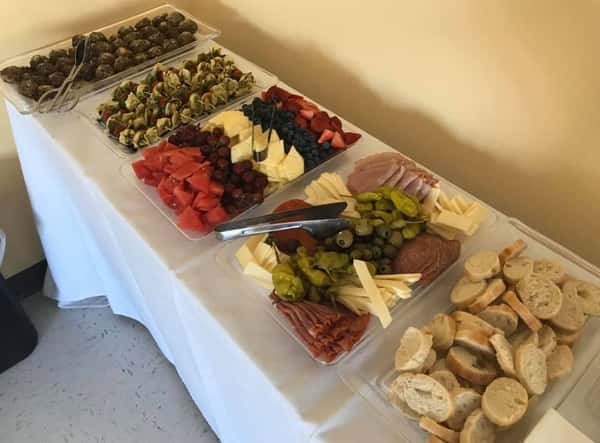 catering spread