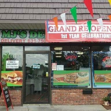 front view of mj's deli