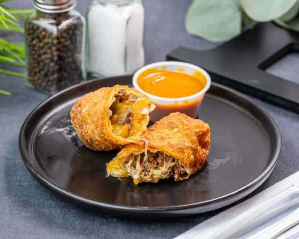 Philly Cheese Steak Egg Roll