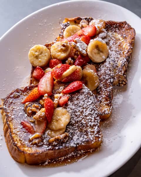 French Toast Flambee With Grand Marnier