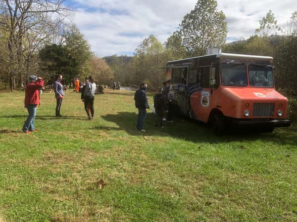 Burger Bus at Brewey Event in Nelson County VA