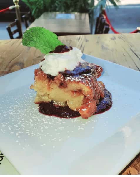 Homemade Blueberry Bread Pudding