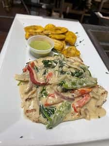 Grilled Overstuffed Chicken Breast