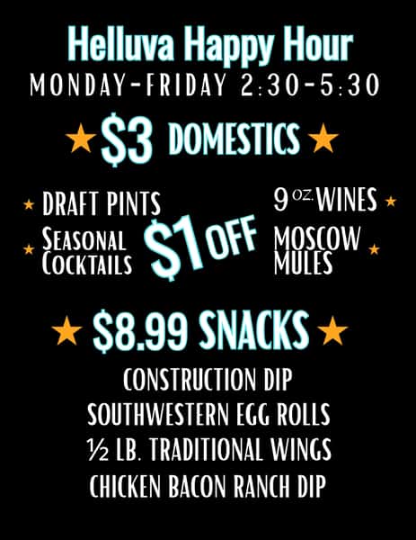 Happy Hour Deals
