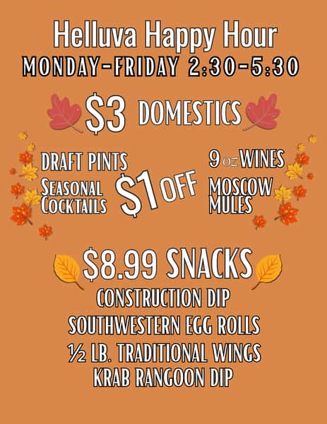 One Helluva Happy Hour just got better this fall!