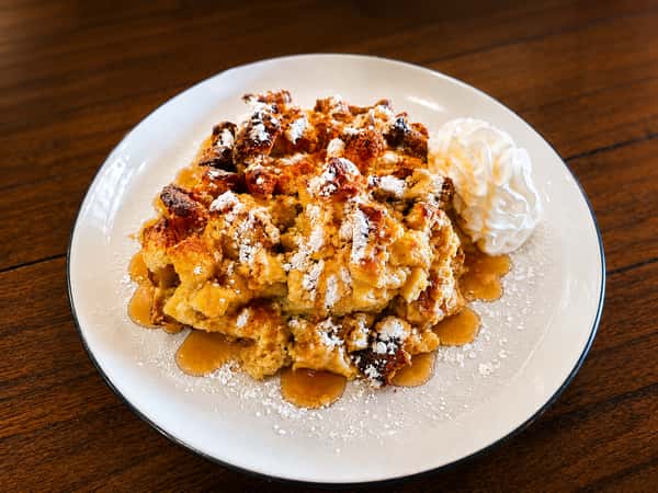 Funnel Around & Find Out Bread Pudding