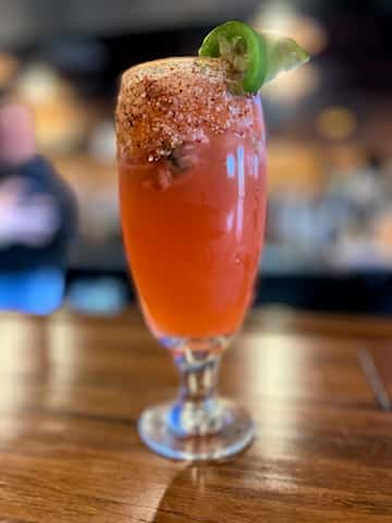 Jalapeno Strawberry Vodka-rita