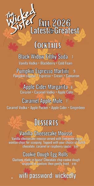 Seasonal Cocktails