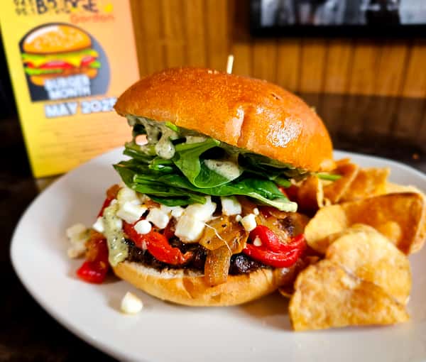 Josh's Spinach & Feta Burger