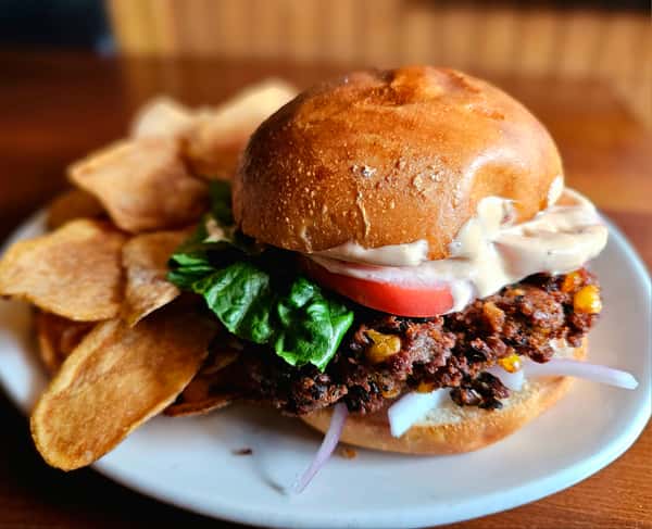 Southwest Black Bean Burger