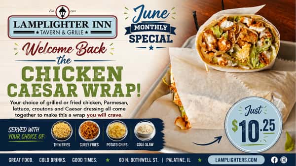 Chicken Caeser Wrap