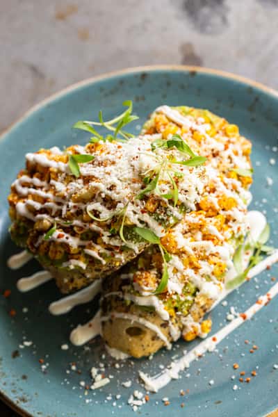 Avocado Street Corn Toast