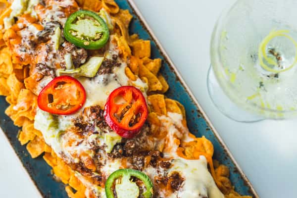 Texas Red Beef Chilli Frito Pie