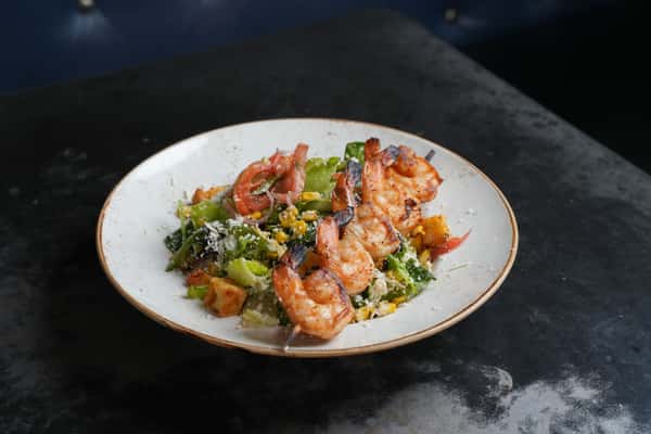 BBQ Shrimp & Kale Caesar