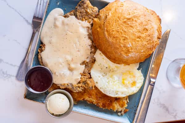 Chicken Fried Steak & Eggs*