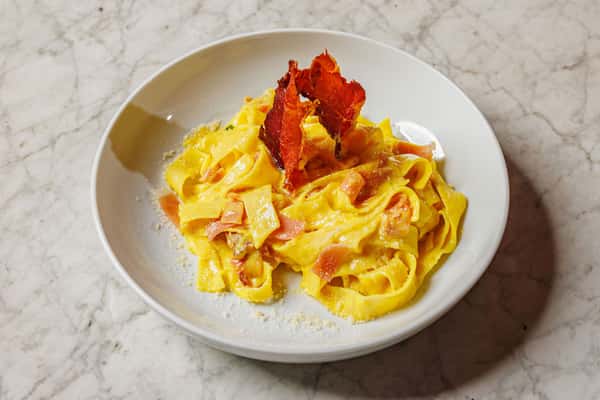 Pappardelle Speck & Zafferano