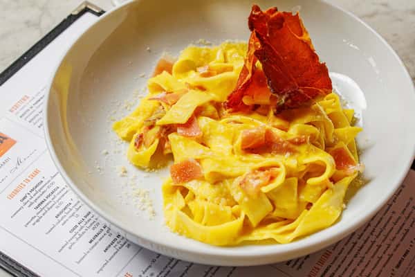 Pappardelle Speck & Zafferano
