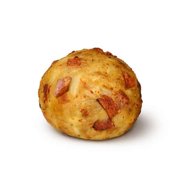 Plantain Bolon Queso y chicharrón