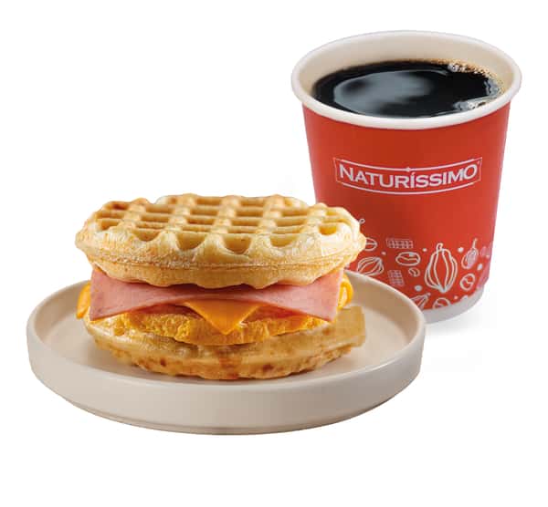 1 Yucawaffles & 1 coffee