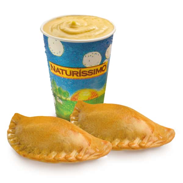 2 Empanadas + Almond Drink 16oz