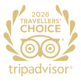 tripadvisor 2026 travellers choice logo in gold color