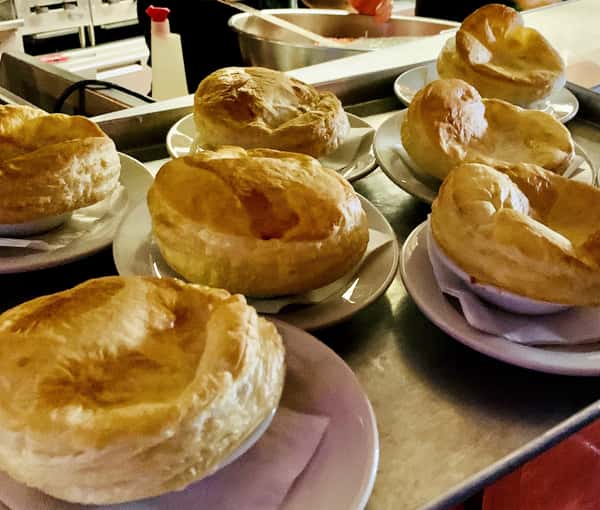 chicken pot pies on front line 6 total