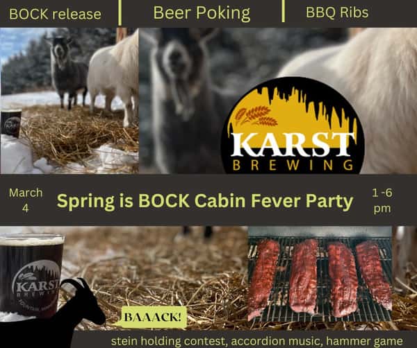 Spring is Bock Cabin Fever Party!