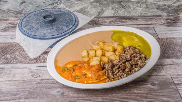 No.7) Huevos Divorciados Con Fajita